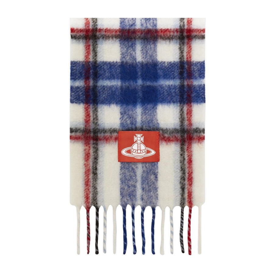 Vivienne Westwood Off-White Chunky Tartan Scarf