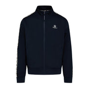 Aquascutum Active Crest Tape Navy Full Zip Sweatshirts