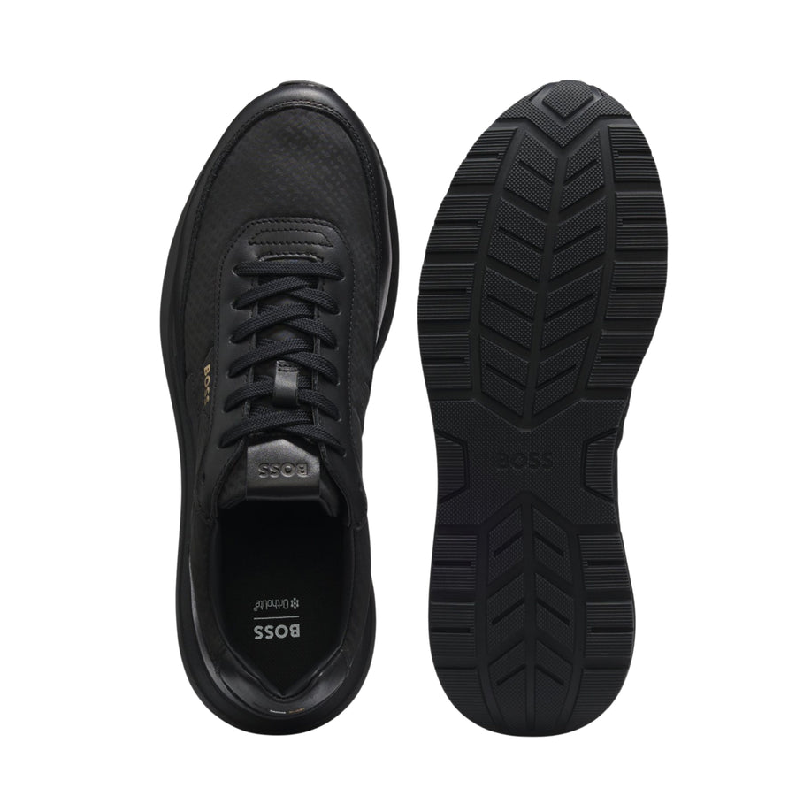 BOSS Monogram Vinston Black Trainers