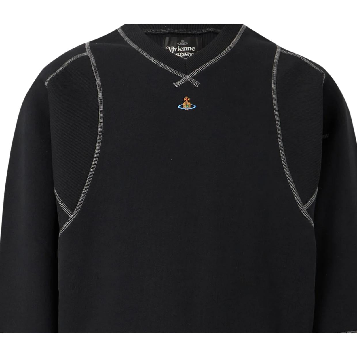 Vivienne Westwood Relaxed Fit Pourpoint Black Sweatshirt