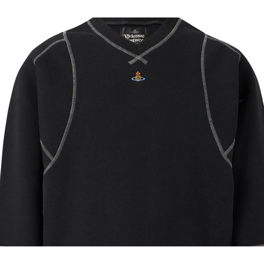 Vivienne Westwood Relaxed Fit Pourpoint Black Sweatshirt