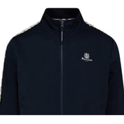 Aquascutum Active Crest Tape Navy Full Zip Sweatshirts