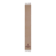 Vivienne Westwood Single Orb Double Camel Scarf
