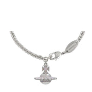 Vivienne Westwood Jordon Platinum Milky Pink Bracelet