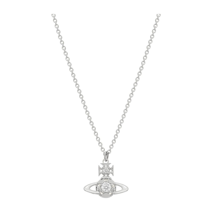 Vivienne Westwood Lee Orb Platinum White Pendant