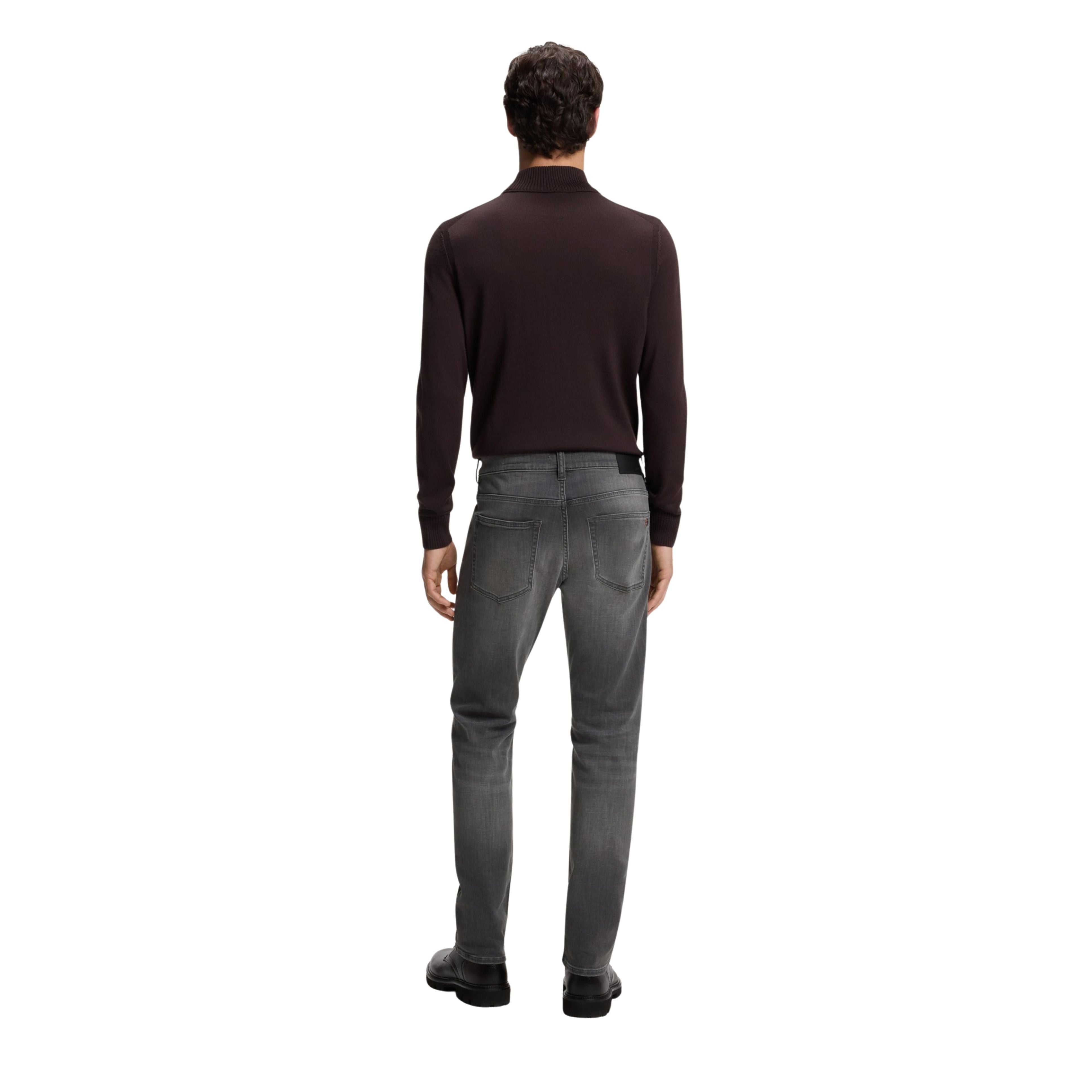 BOSS Delaware Bo Slim fit Soft Motion Grey Denim Jeans