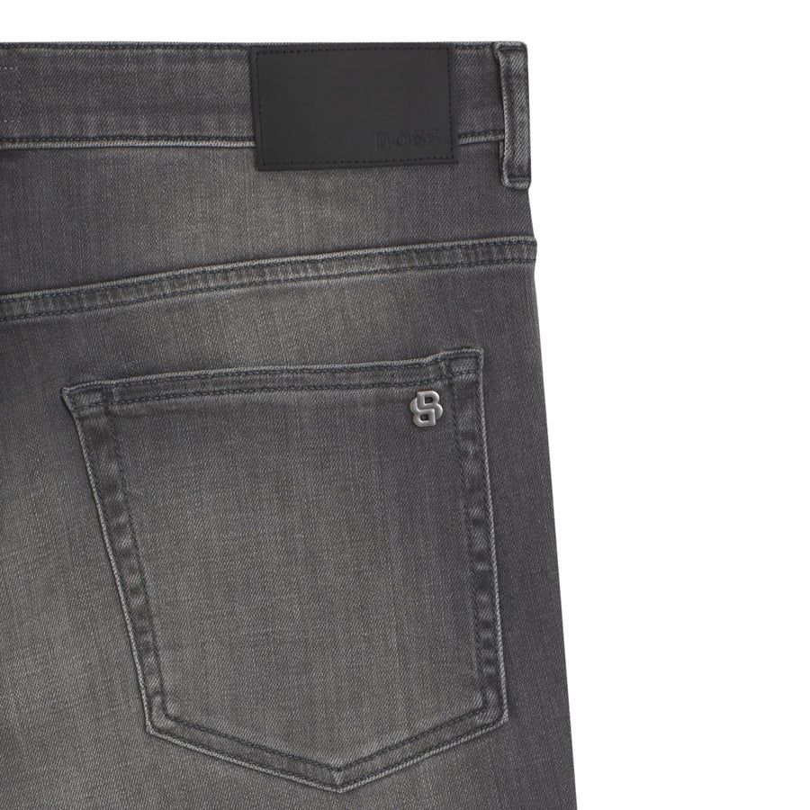 BOSS Delaware Bo Slim fit Soft Motion Grey Denim Jeans