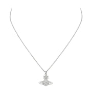 Vivienne Westwood Lee Orb Platinum White Pendant