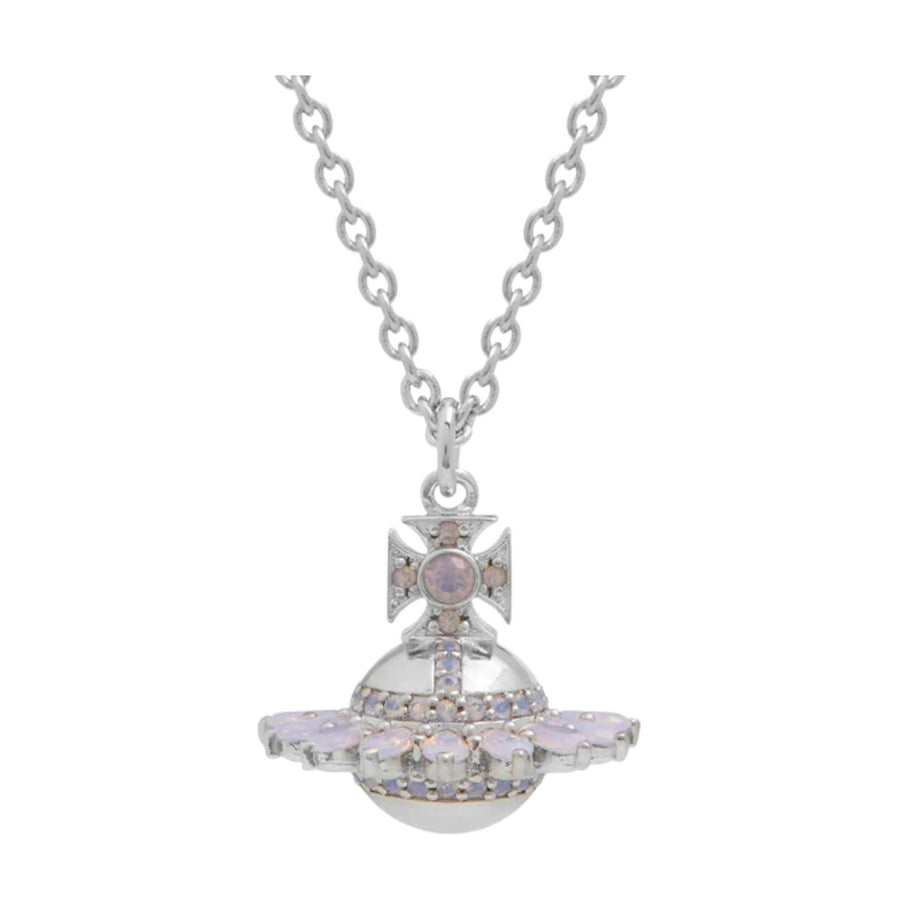 Vivienne Westwood Platinum Milky Pink Jordana BR Pendent