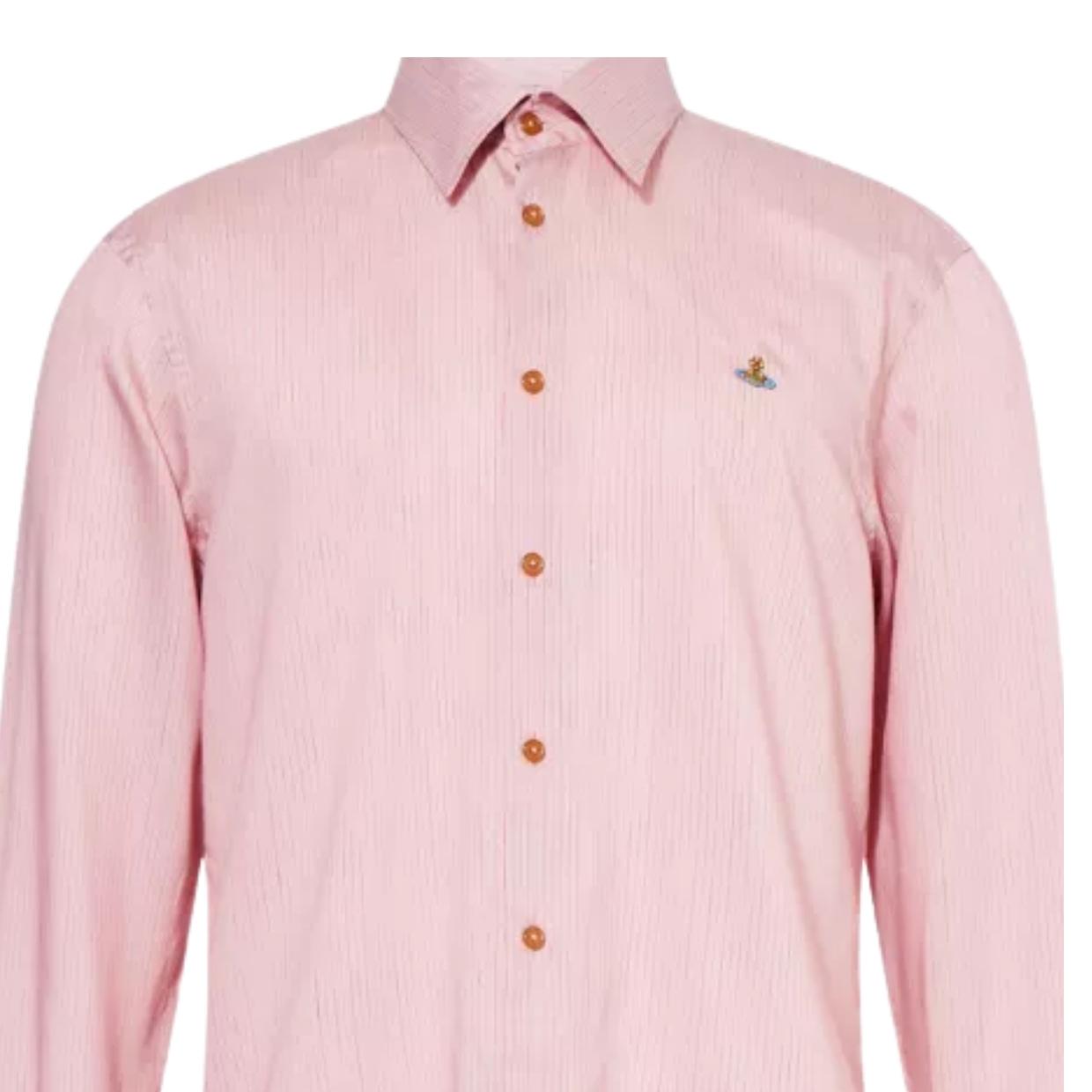 Vivienne Westwood Ghost Stripe Pink Shirt