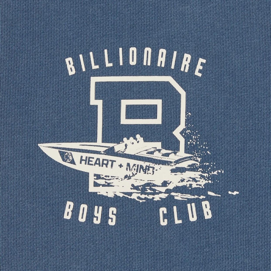 Billionaire Boys Club Navy Boat Club Washed Quarter Button Sweatshirt