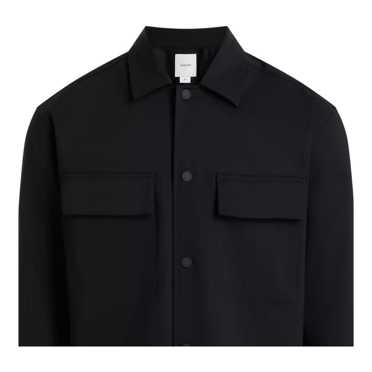 Calvin Klein Double Weave Black Overshirt