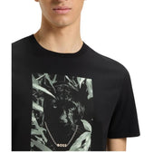 BOSS Printed Animal Graphic Black T-Shirt