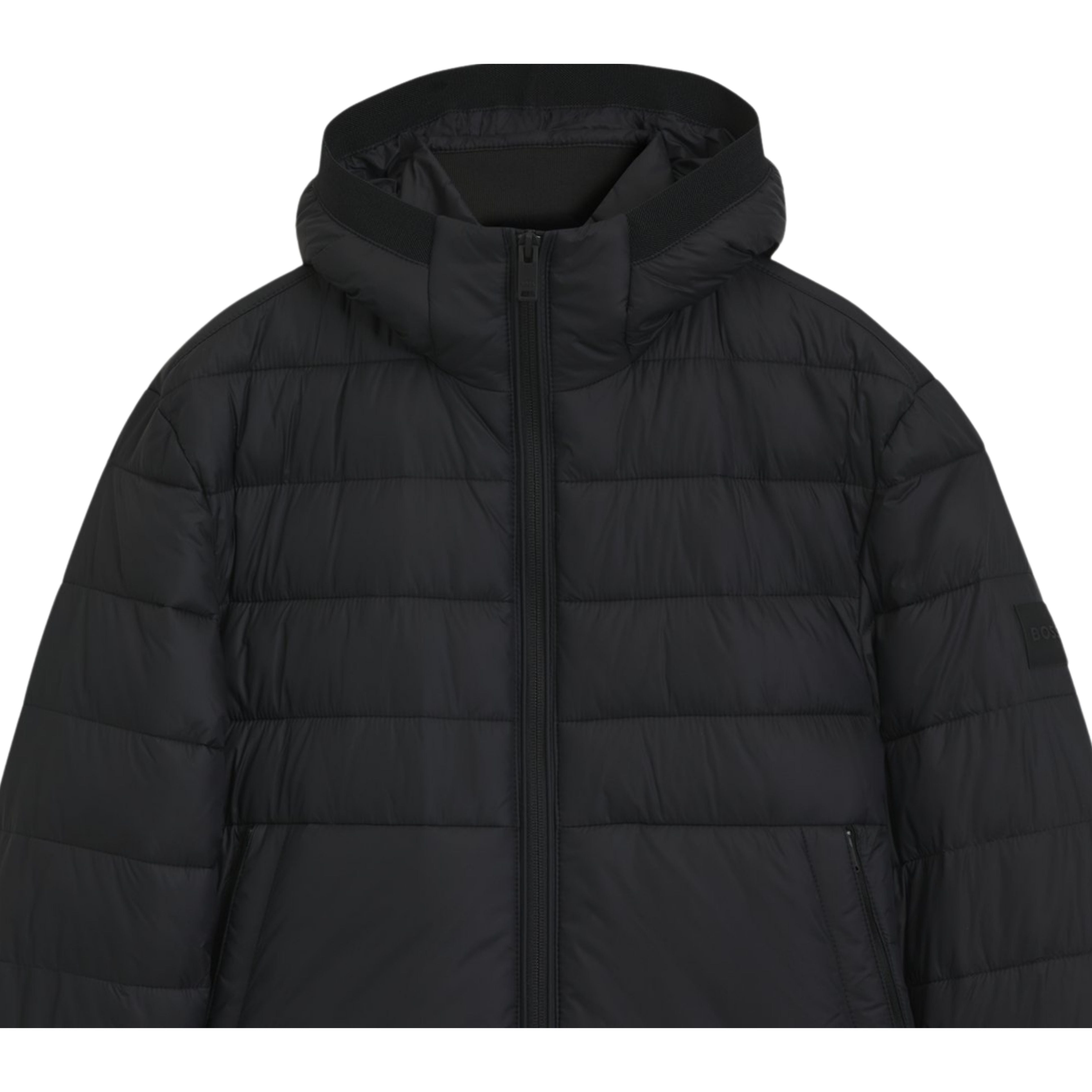 BOSS Odenni Water-Repellent Black Jacket
