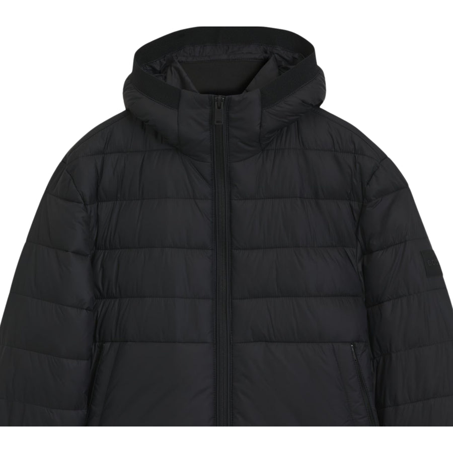 BOSS Odenni Water-Repellent Black Jacket