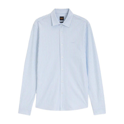 BOSS Mysoft 2 Slim Fit Long Sleeve Stripe Shirt
