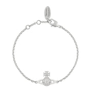 Vivienne Westwood Lee Orb Platinum White Bracelet