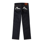 EVISU Seagull Print Pockets Regular Fit Indigo Denim Jeans