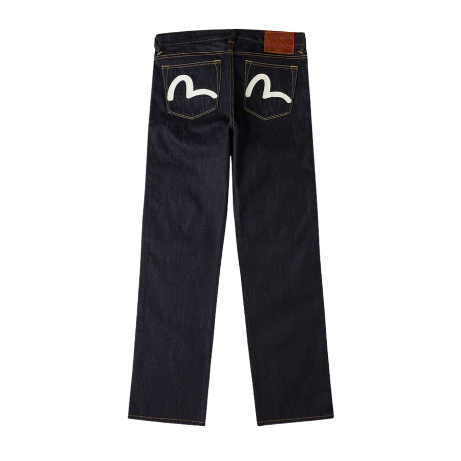 EVISU Seagull Print Pockets Regular Fit Indigo Denim Jeans