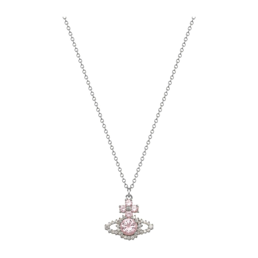 Vivienne Westwood Platinum Pink Valentina Orb Pendent