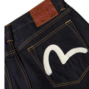 EVISU Seagull Print Pockets Regular Fit Indigo Denim Jeans
