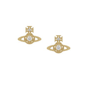 Vivienne Westwood Lee Orb Gold-Tone White Earrings