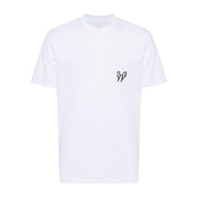 Neil Barrett Slim Fit Double Bolt White T-Shirt