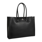 Vivienne Westwood Troy Black Large Tote Bag