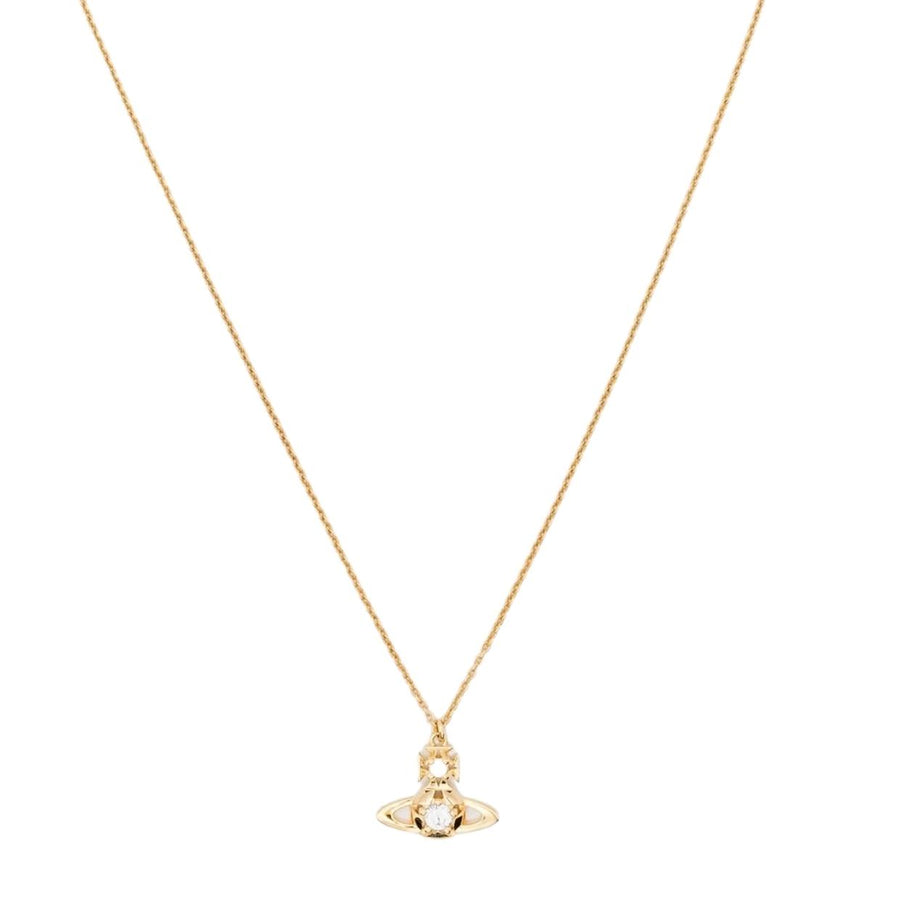 Vivienne Westwood Lee Orb Gold White Pendant