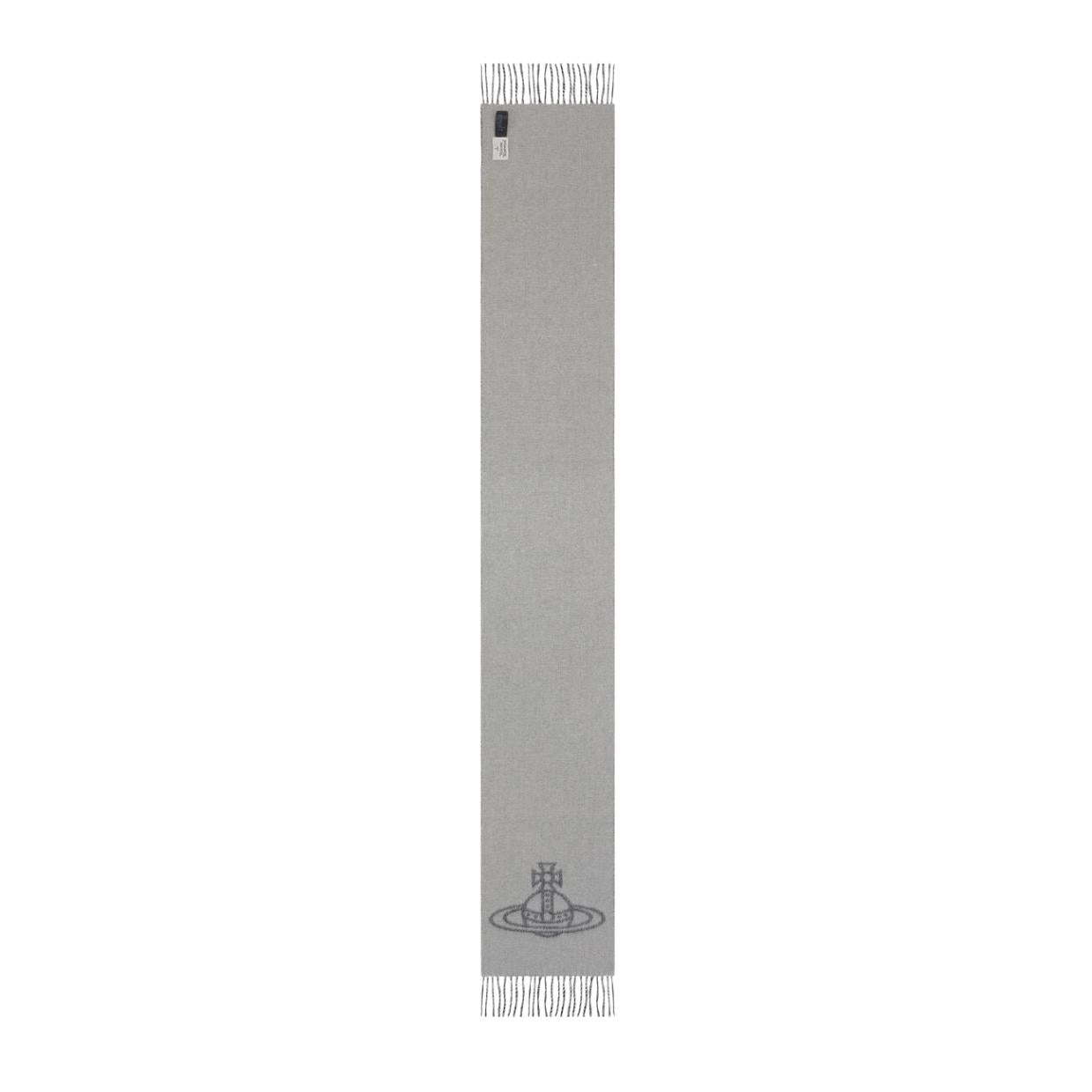 Vivienne Westwood Single Orb Double Black Scarf
