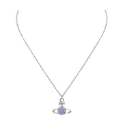 Vivienne Westwood Platinum Light Lavender Reina Large Pendant