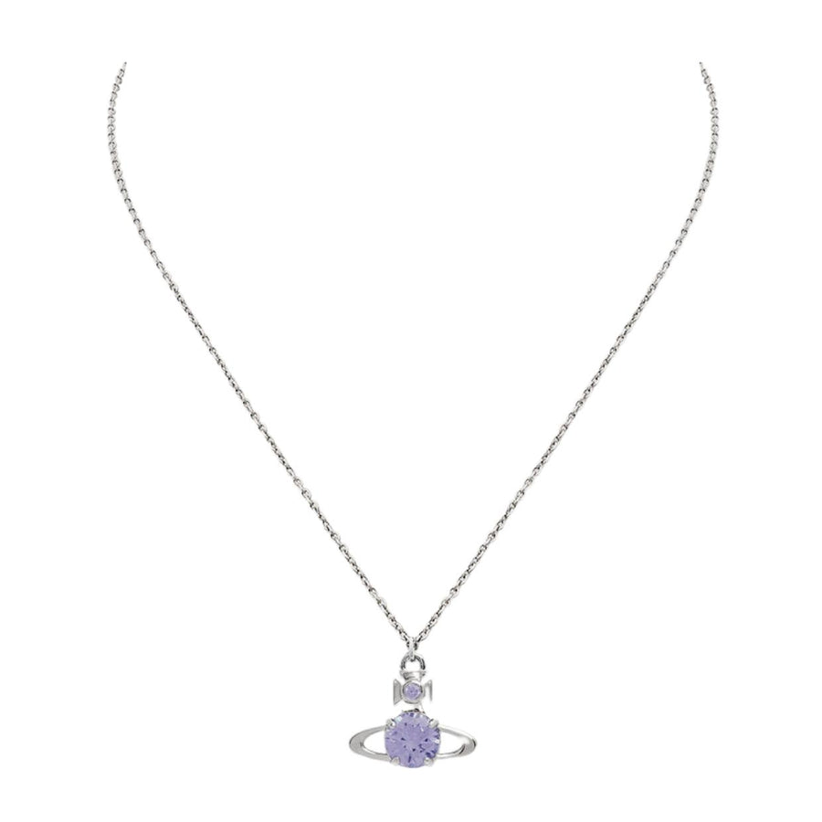 Vivienne Westwood Platinum Light Lavender Reina Large Pendant