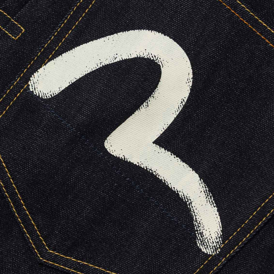 EVISU Seagull Print Relax Fit Indigo Denim Jacket