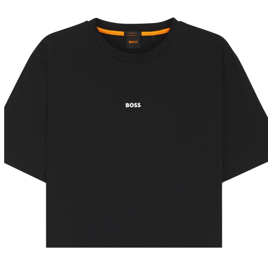 BOSS Contrast Logo Relaxed Fit Black TChup T-Shirt