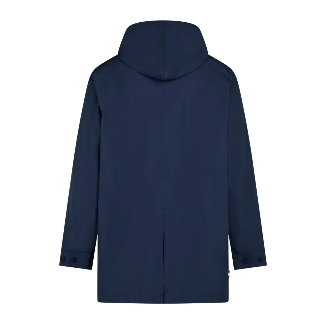 Aquascutum Active RLG Badge Navy Packable Trench Coat