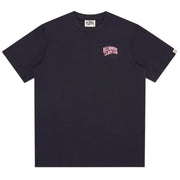 Billionaire Boys Club Small Arch Logo Navy/Pink T-Shirt