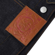 EVISU Seagull Print Relax Fit Indigo Denim Jacket