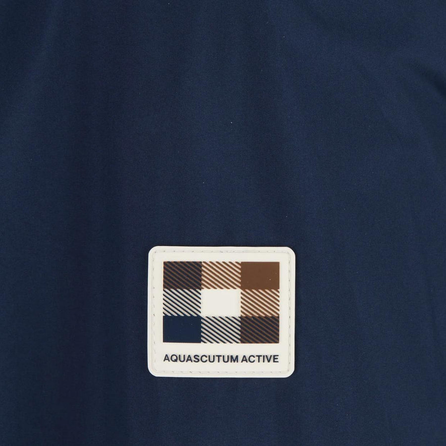 Aquascutum Active RLG Badge Navy Packable Trench Coat