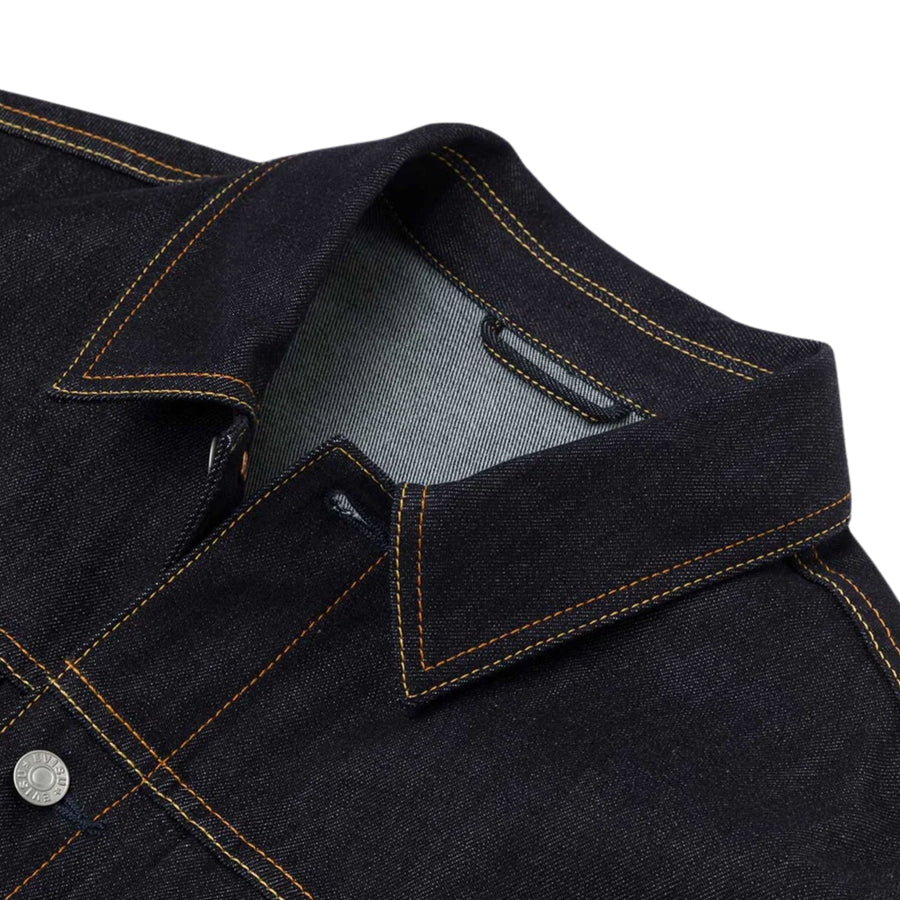 EVISU Seagull Print Relax Fit Indigo Denim Jacket