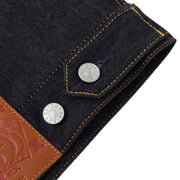 EVISU Seagull Print Relax Fit Indigo Denim Jacket