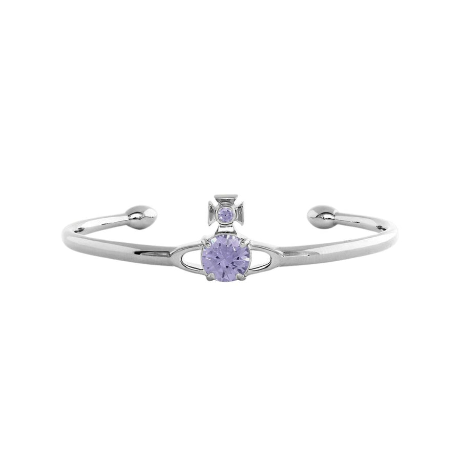 Vivienne Westwood Platinum Light Lavender Reina Large Bangle