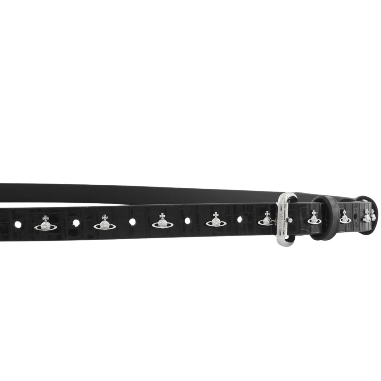 Vivienne Westwood Mini Alex Orb Stud Black Belt