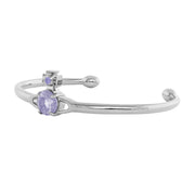 Vivienne Westwood Platinum Light Lavender Reina Large Bangle