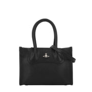 Vivienne Westwood Black Troy Small Tote Bag