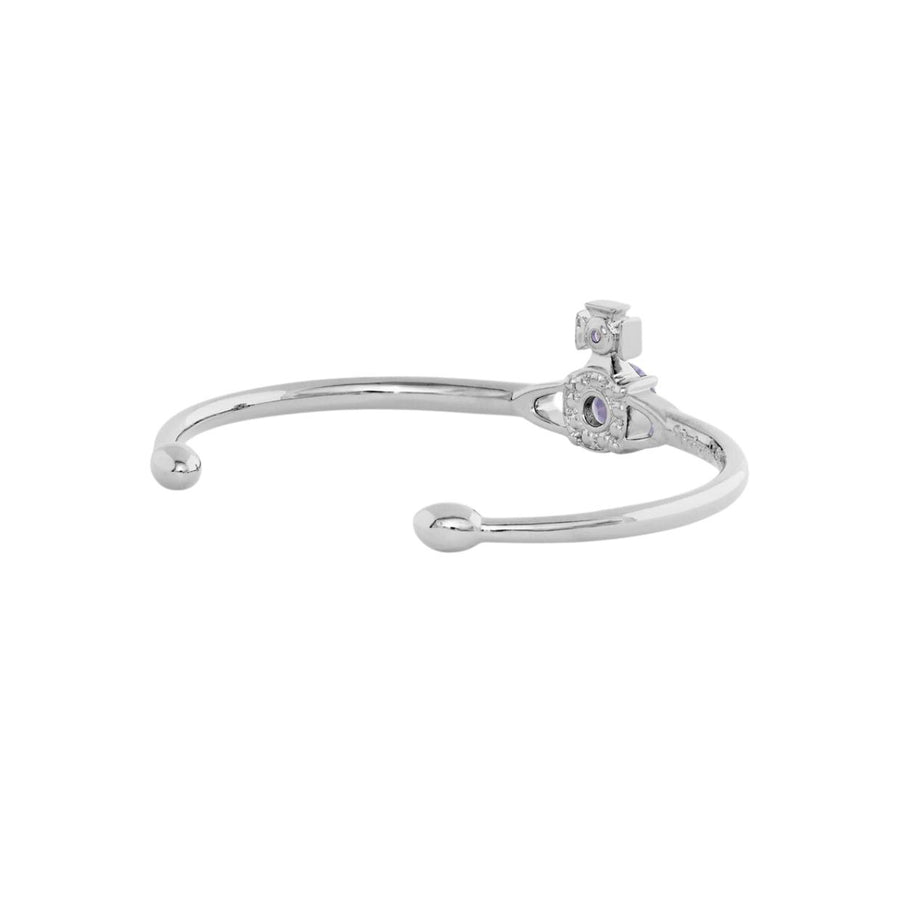 Vivienne Westwood Platinum Light Lavender Reina Large Bangle