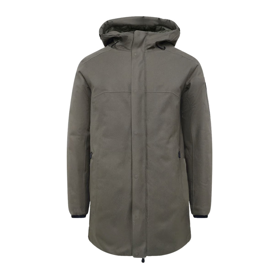BOSS Regular Fit OW Hexatech Open Green Parka Jacket