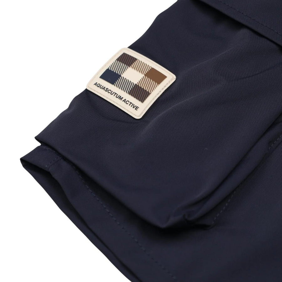 Aquascutum Active Shell SP Navy Cargo Shorts