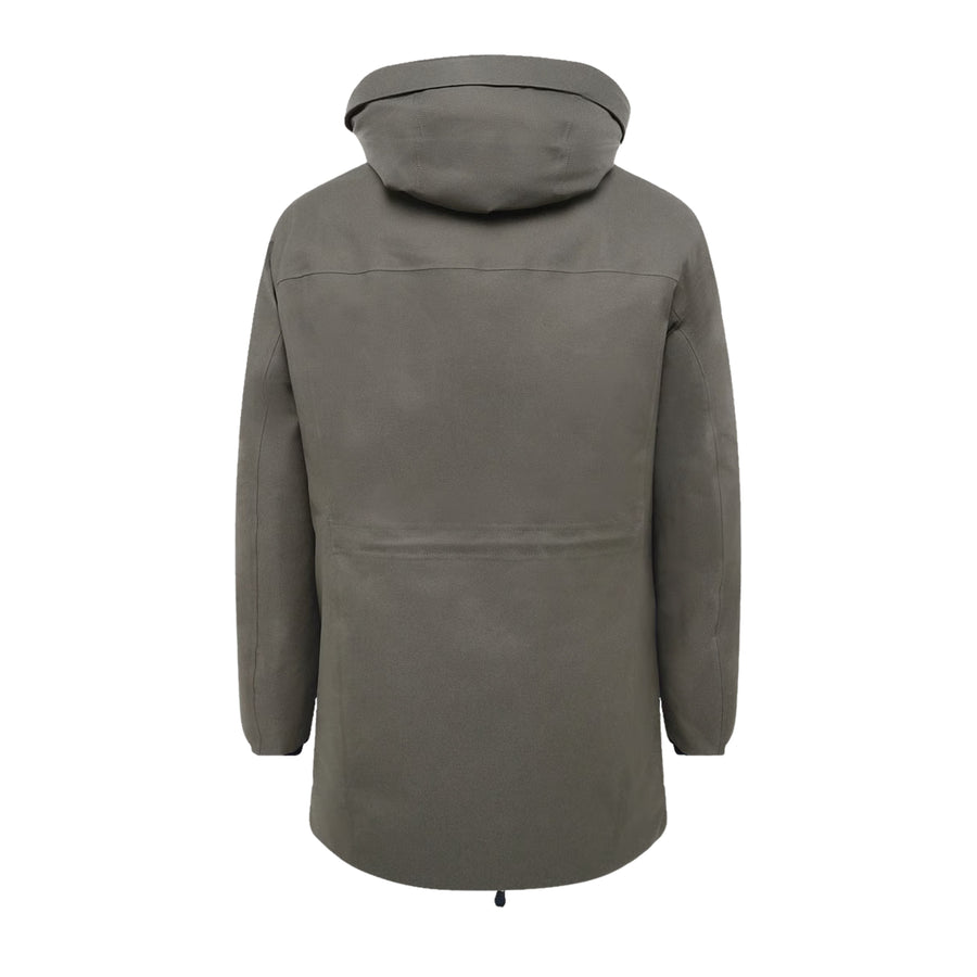 BOSS Regular Fit OW Hexatech Open Green Parka Jacket