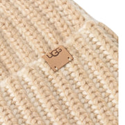 UGG Chunky Plaited Cream Gloves and Beanie Set
