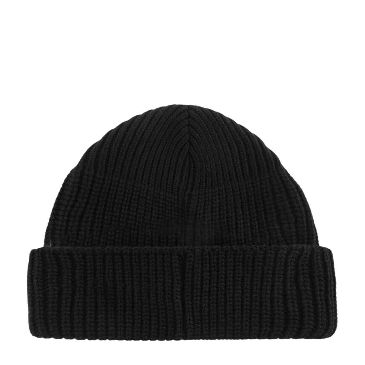 Vivienne Westwood Orb Chunky Knit Wool Sporty Black Beanie